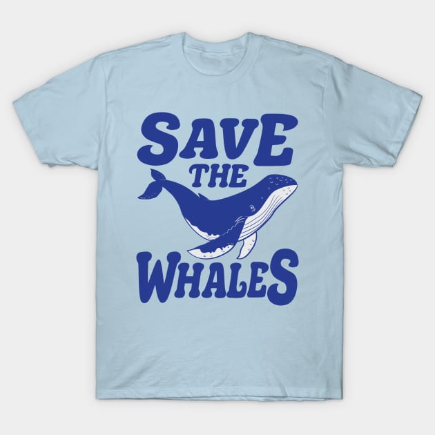 Save the Whales T-Shirt by mcillustrator